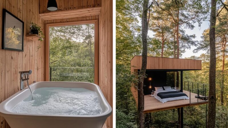 organiser un week-end insolite en corrèze : dormir en cabane de luxe et découvrir la nature