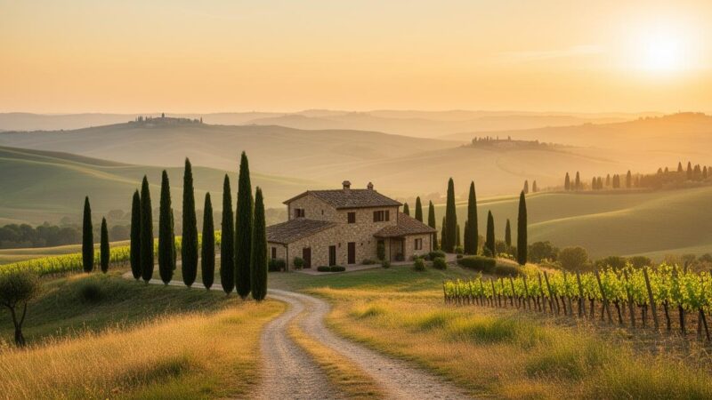 Découvrez les meilleurs hébergements en Toscane avec Tosqana
