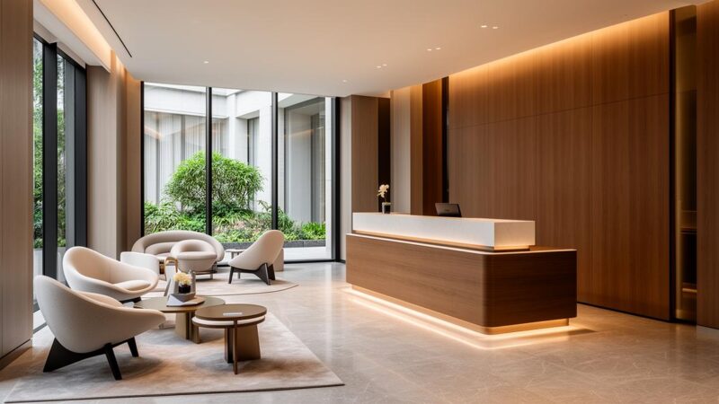 Optimiser l&rsquo;accueil d&rsquo;un hôtel avec du mobilier fonctionnel et esthétique